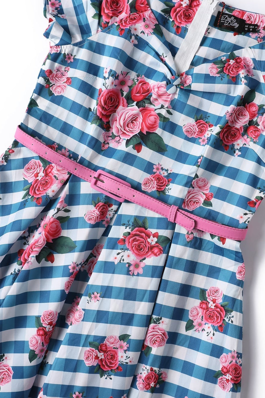 Loretta Slim Belt in Pink
