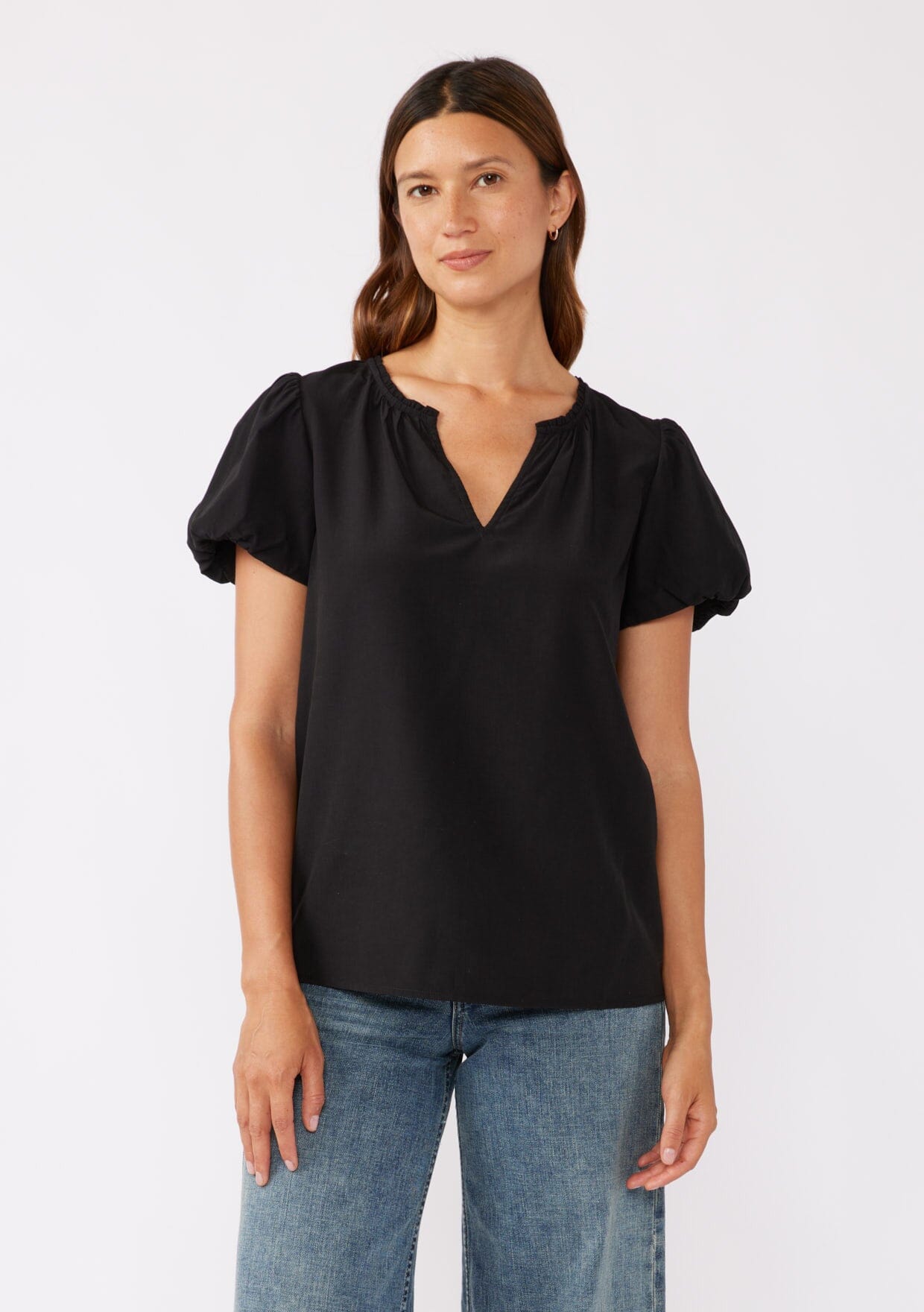 Julieta Bubble Sleeve Top