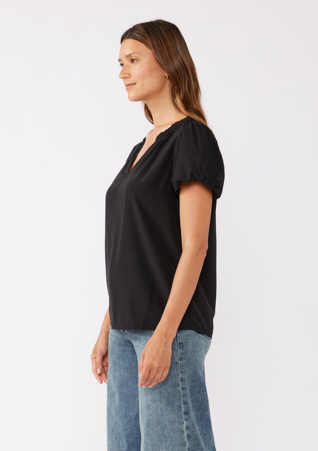 Julieta Bubble Sleeve Top
