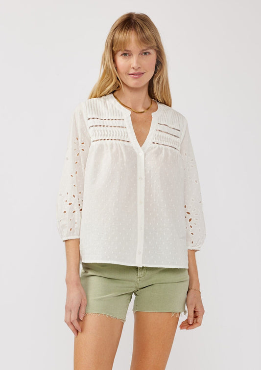 Solene Button Down Blouse