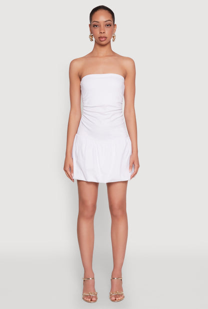 Almost Famous Convertible Bubble Hem Dress