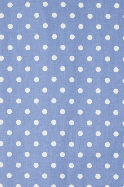 Claudia Lilac Purple/White Polka Dot Swing Dress