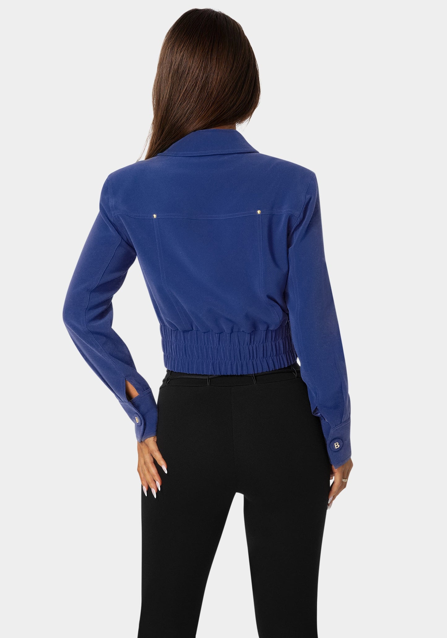 Chest Pocket Cropped Jacket