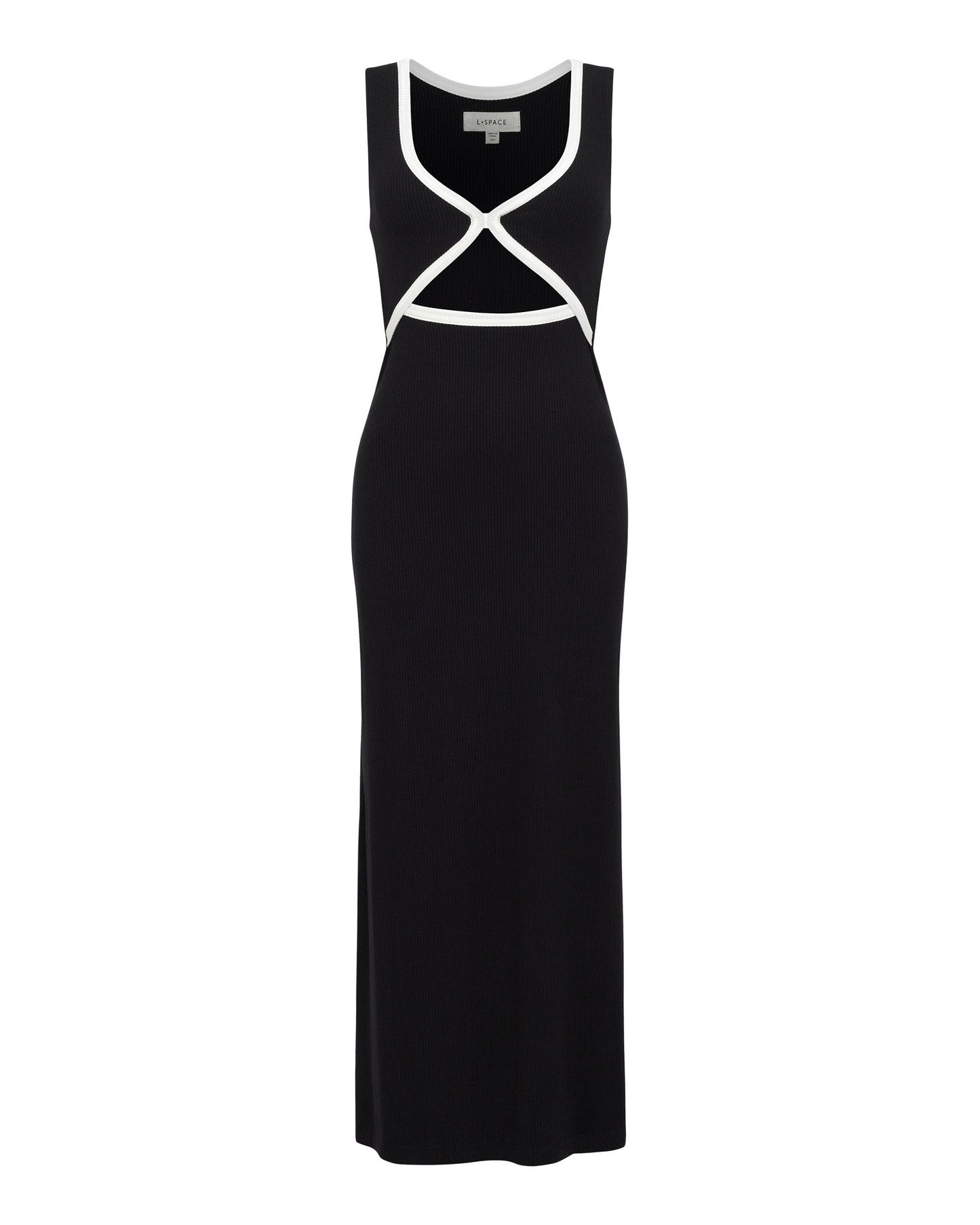 Steph Dress - Black-Cream