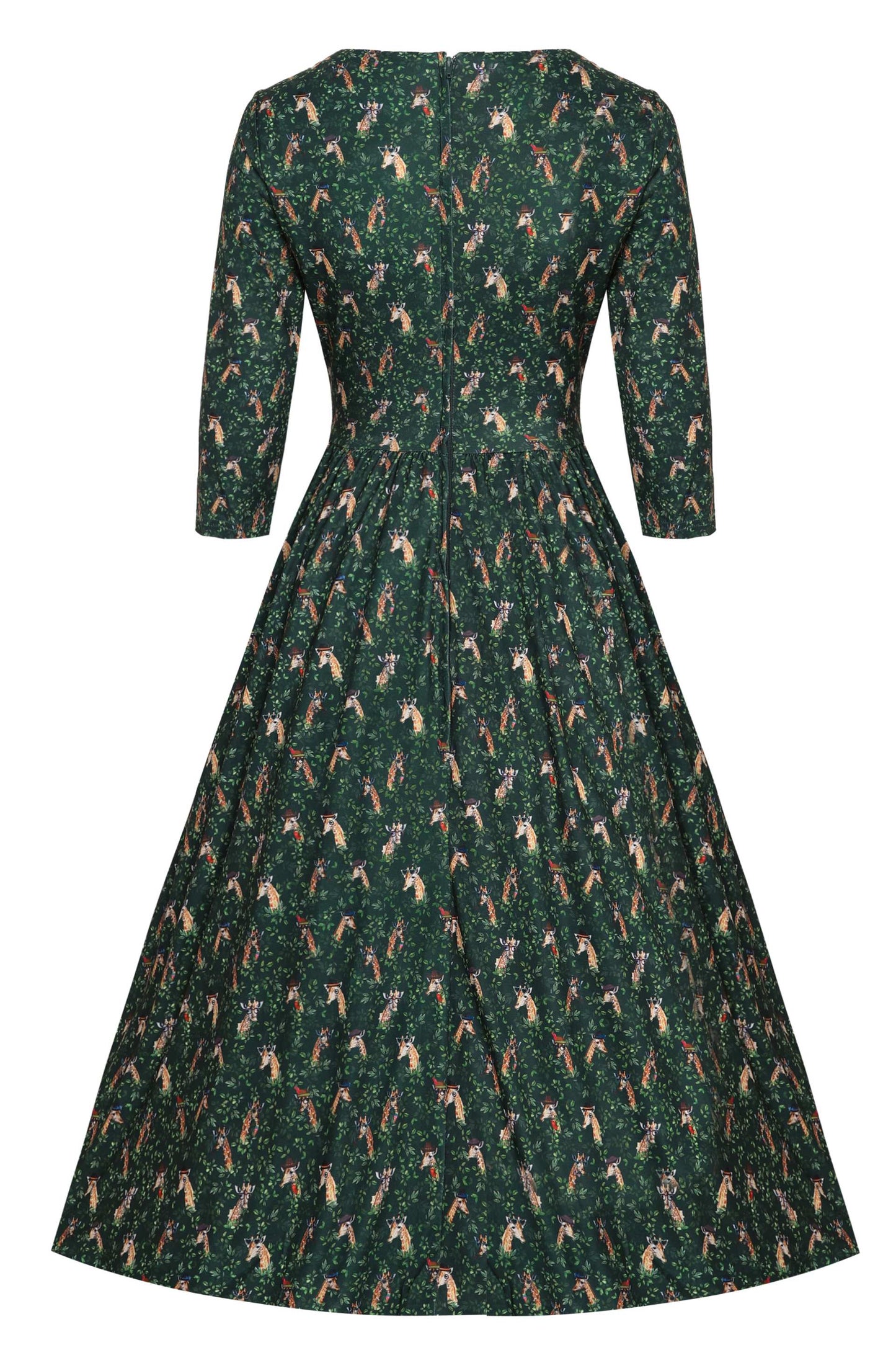 Billie Green Giraffe Dress