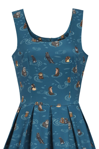 Amanda Blue Otter Family Tea Dress