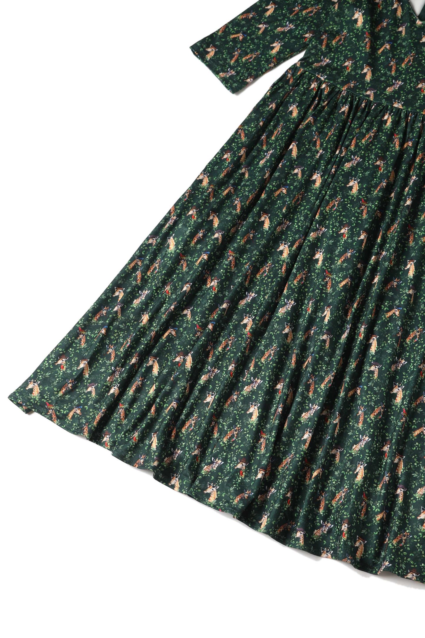 Billie Green Giraffe Dress