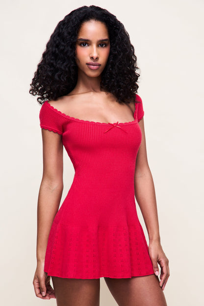 Eileen Pointelle Dress