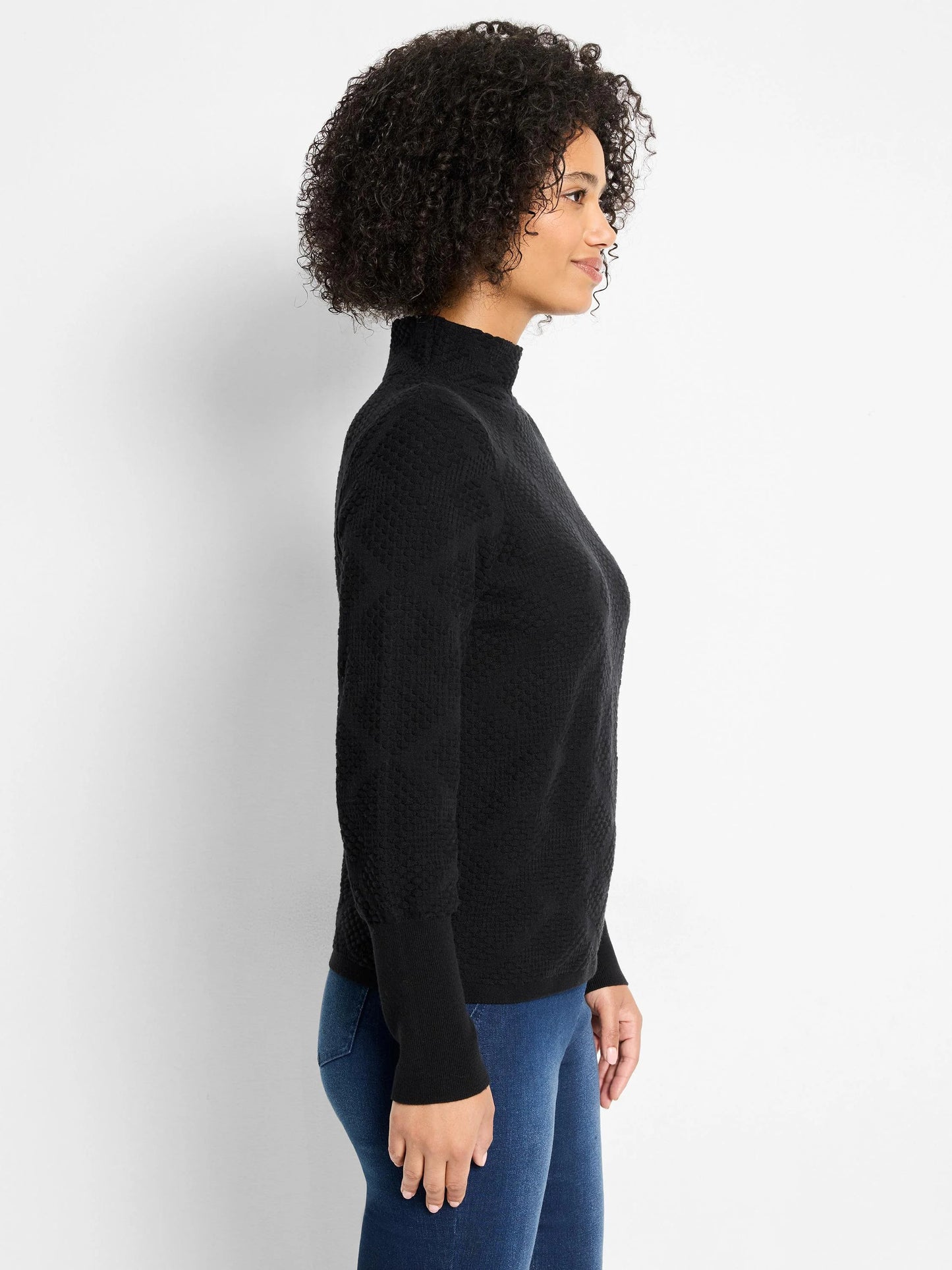 Textured Diamonds Sweater