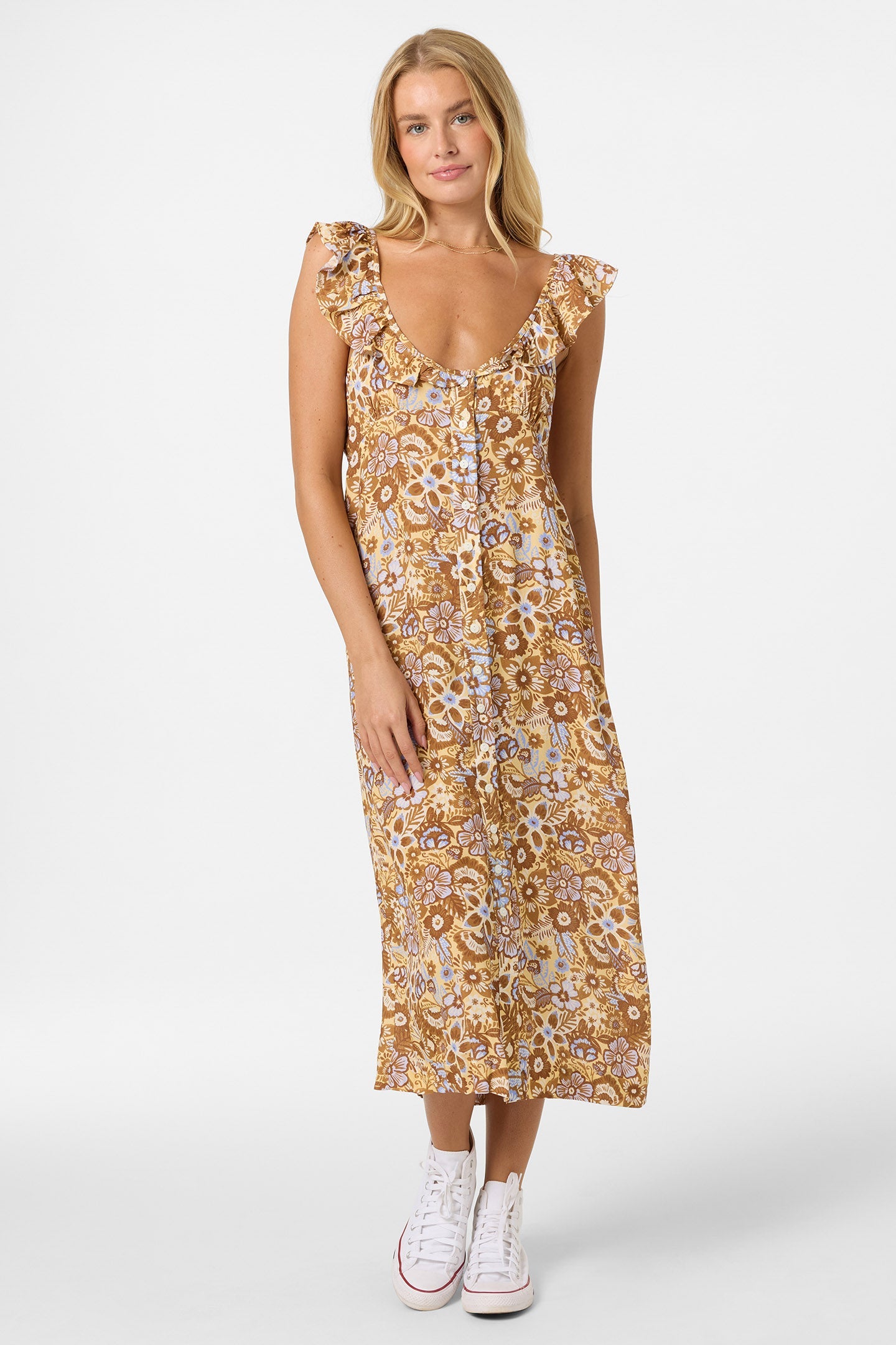 Carrington Izabelle Floral Midi Dress