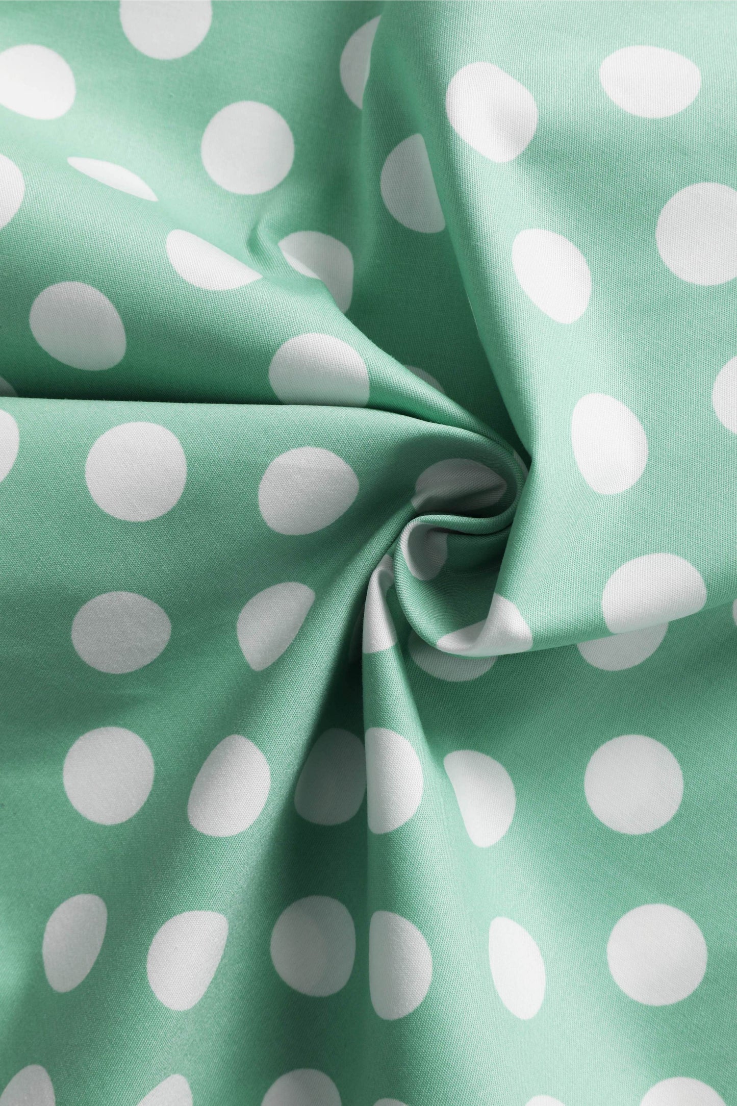 Maisie Sage Green Polka Dot Full Circle Midi Skirt
