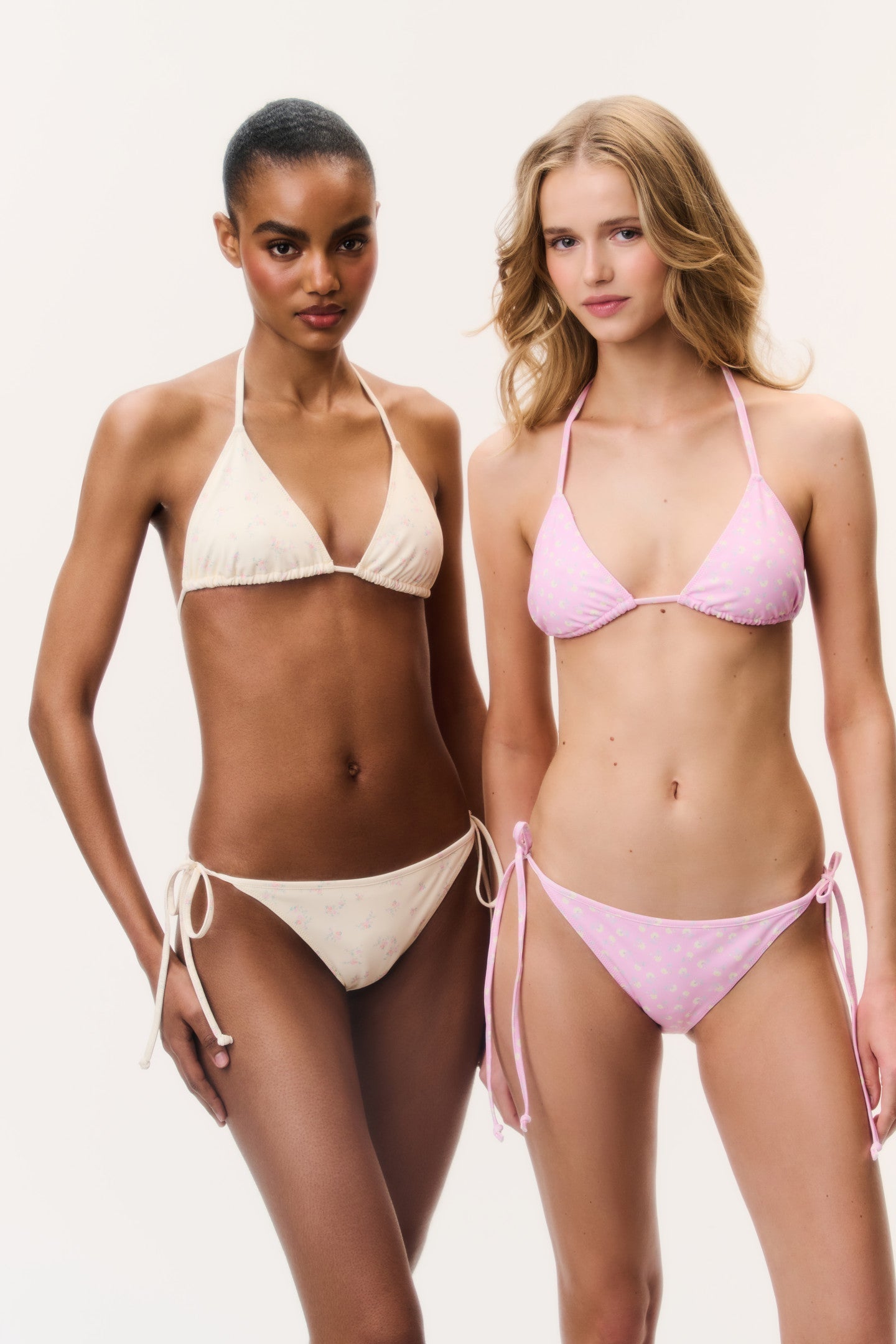 Harbor Ditsy Floral Bikini Set - POLAROID ROSE
