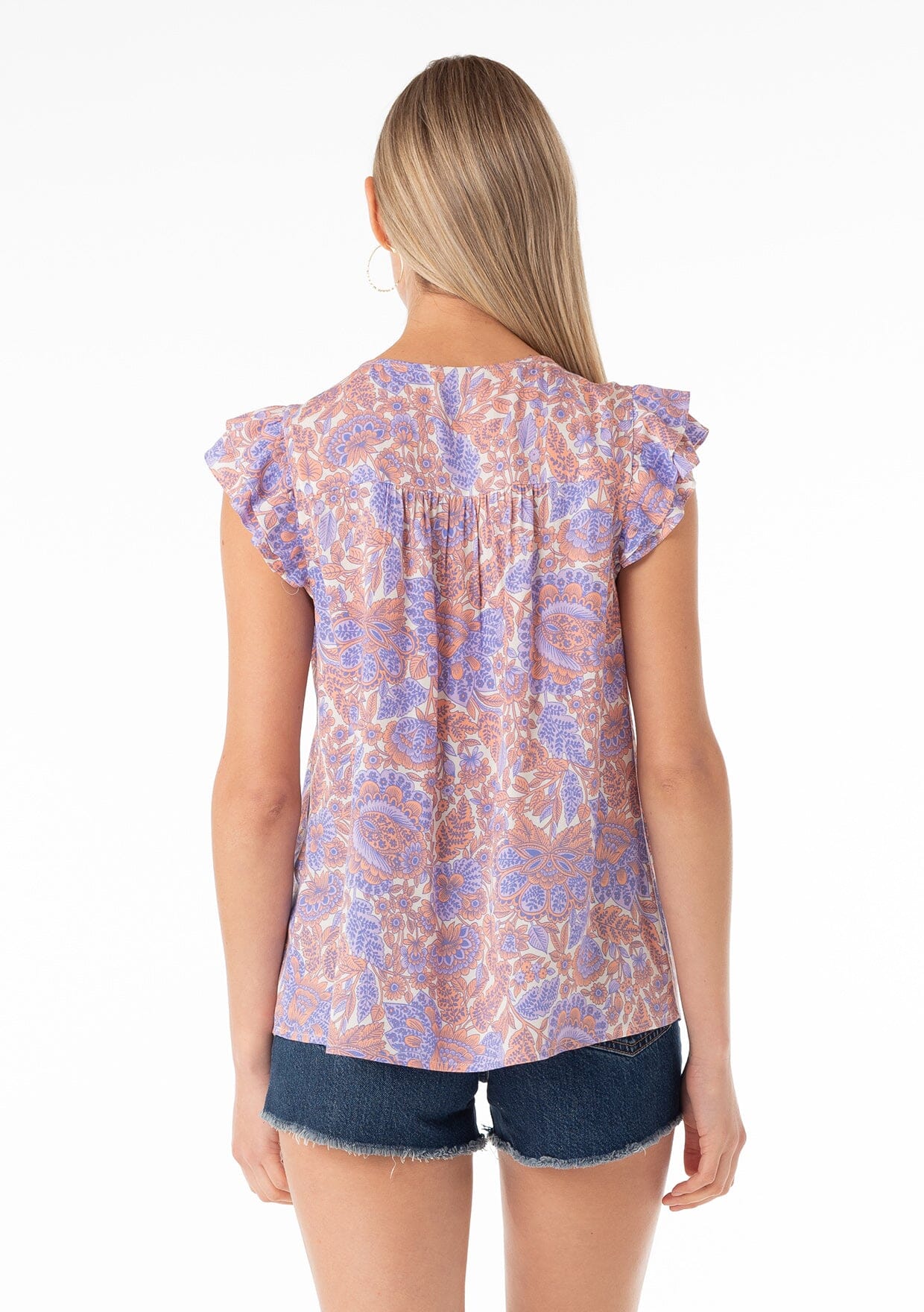 Darla Flutter Sleeve Top