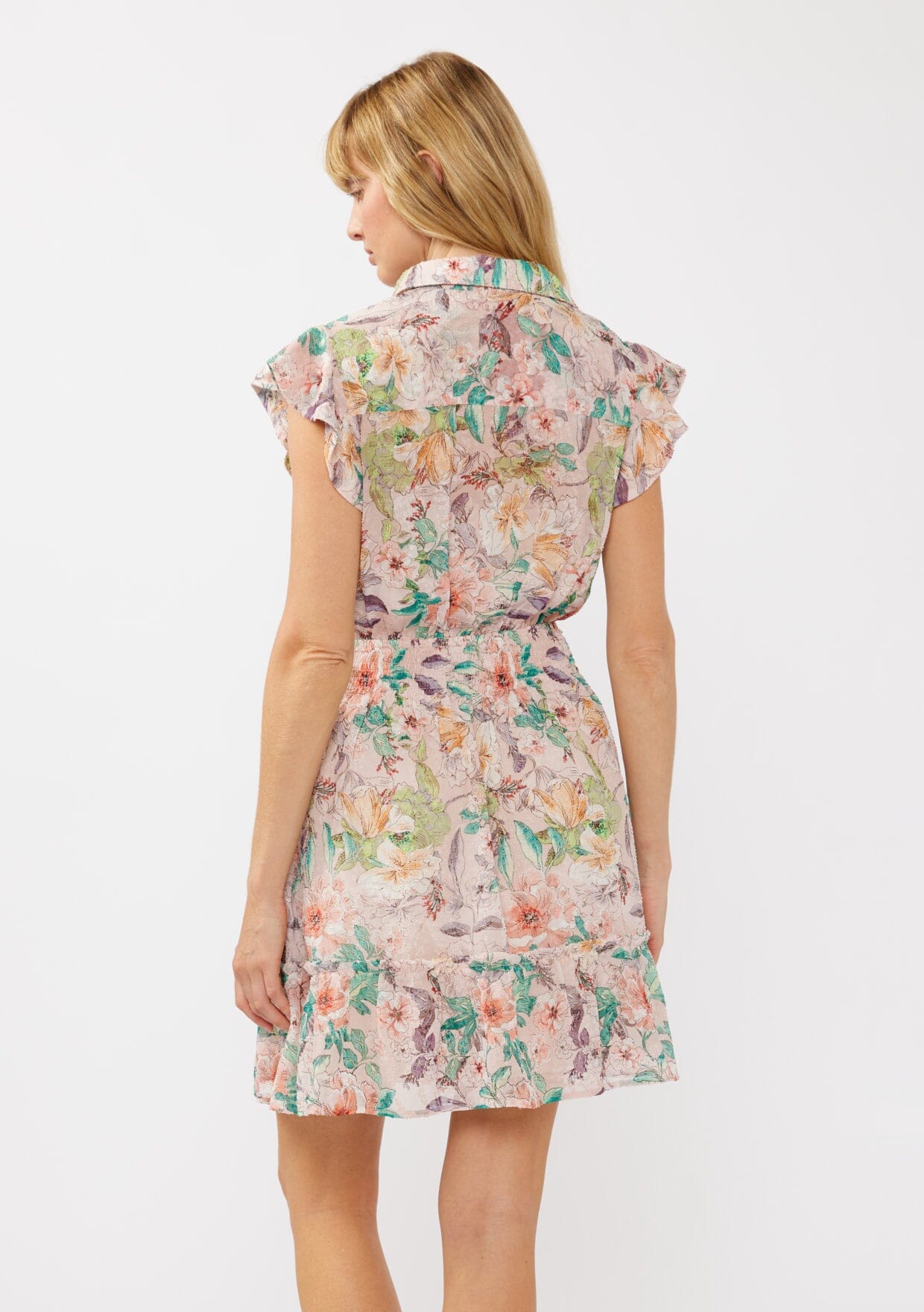Floral Dust Mini Dress