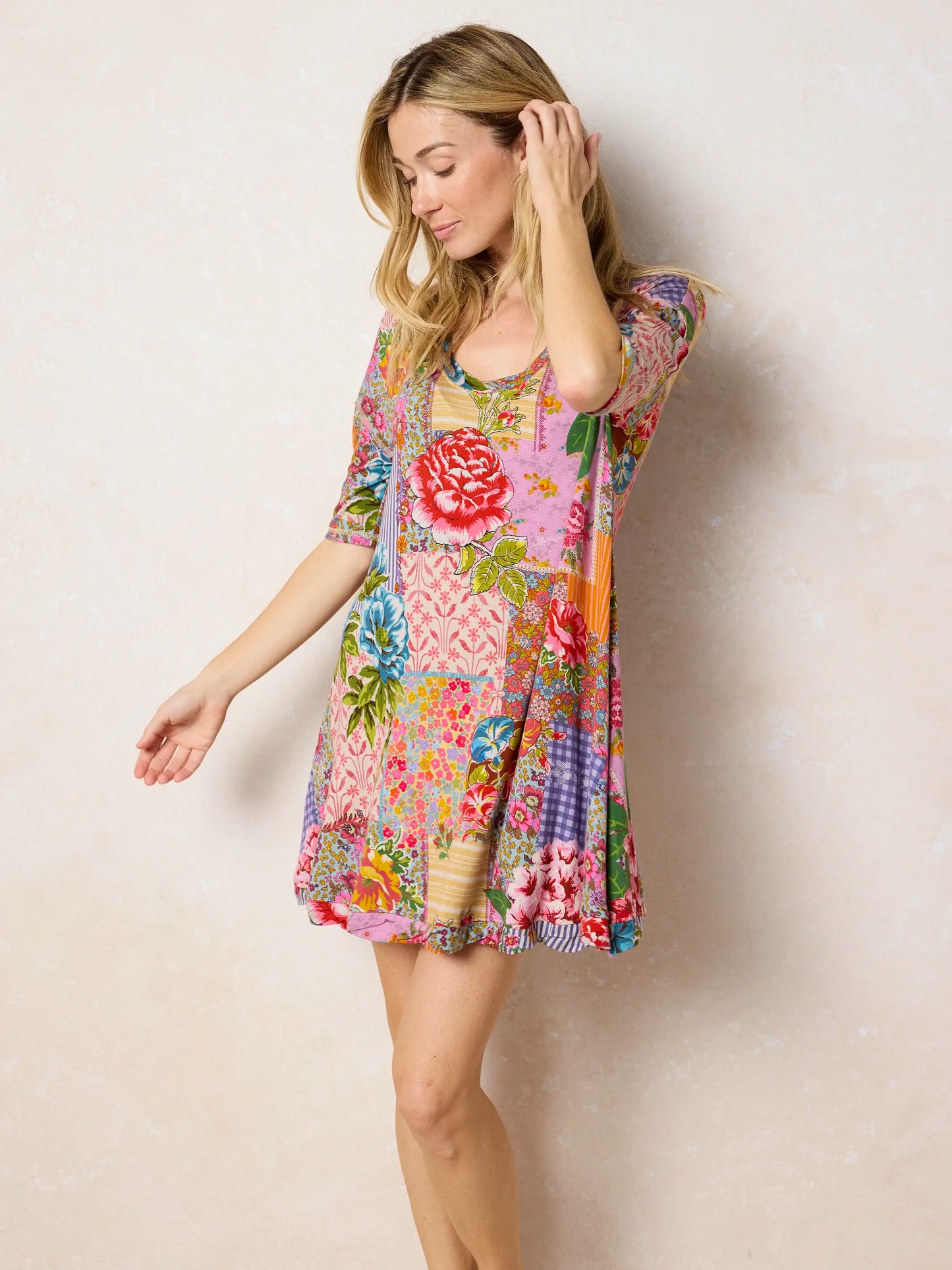 All Day "ButterSoft" Mini Dress - Vintage Treasure Pink