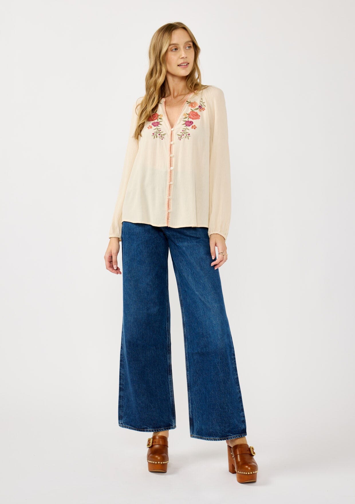 Desert Hideaway Embroidered Blouse