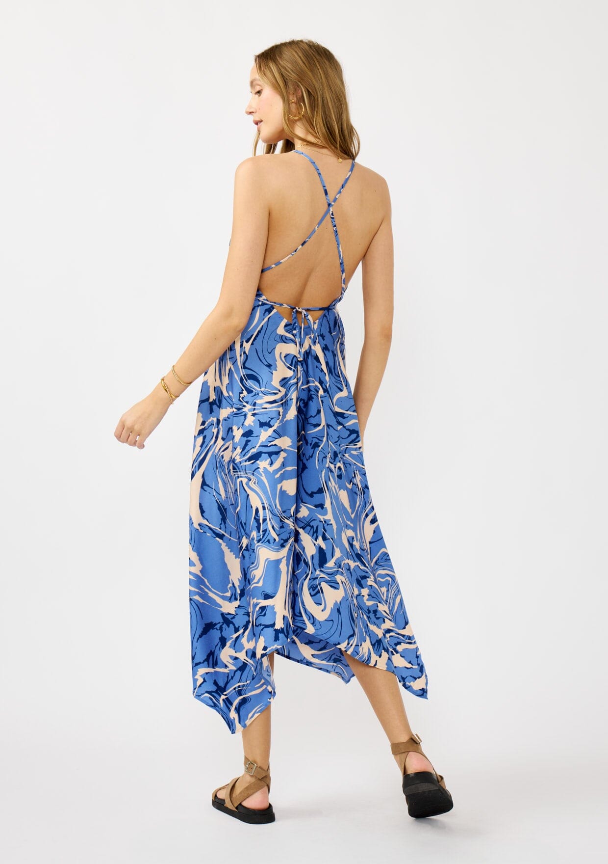 Clear Skies Halter Dress