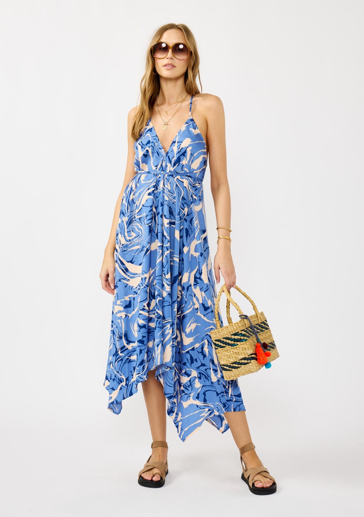 Clear Skies Halter Dress