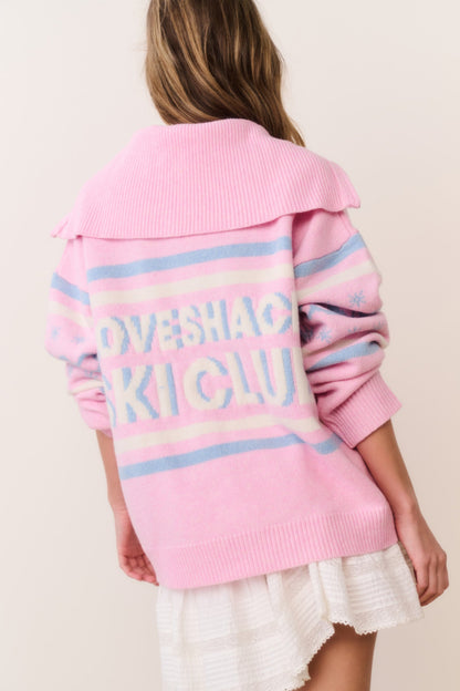 Mitsy Wool Ski Club Sweater