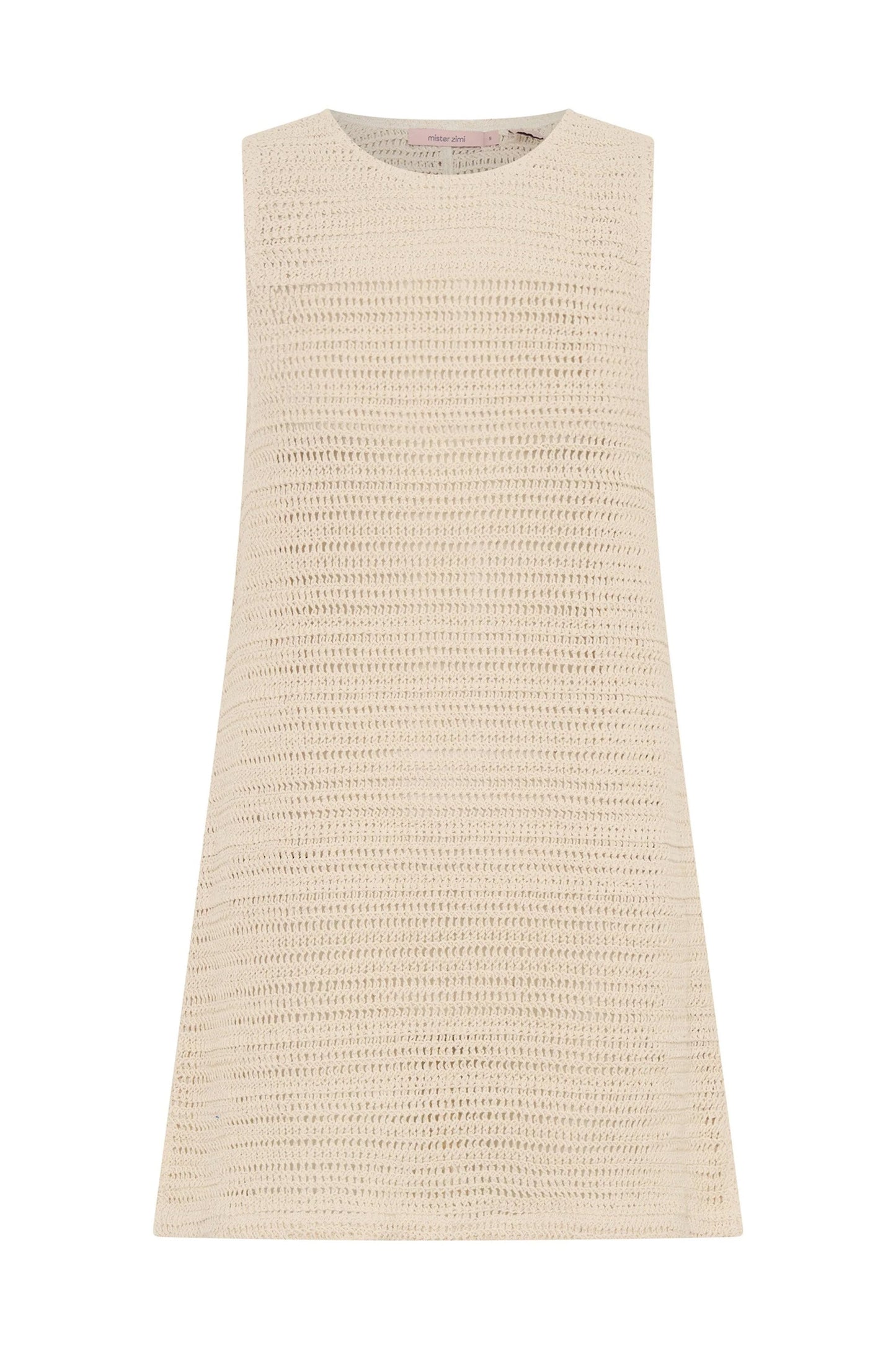 Poolside Mini Dress In Ecru