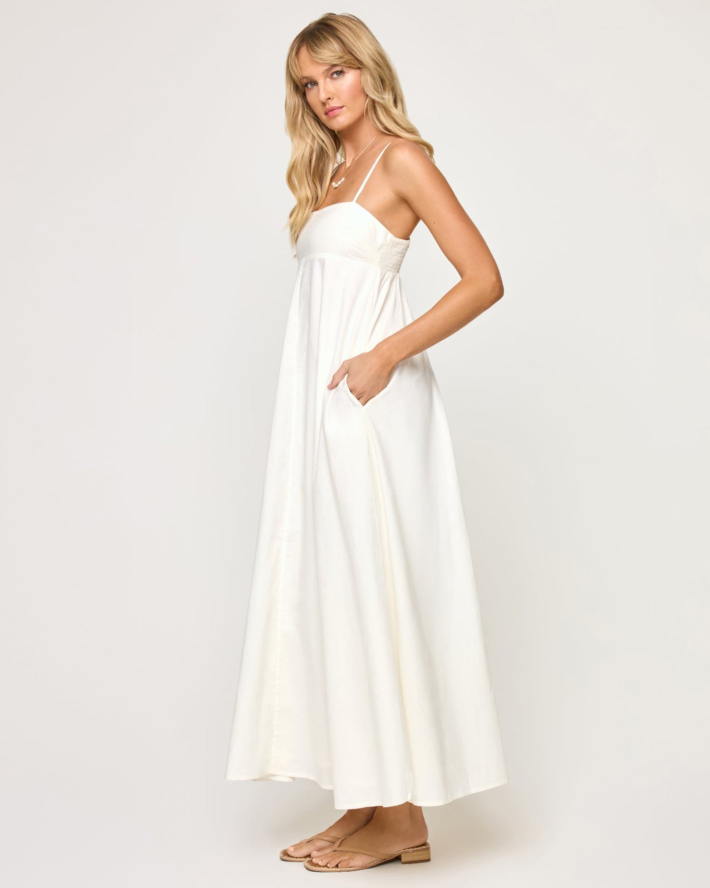 Raveena Dress - Cream