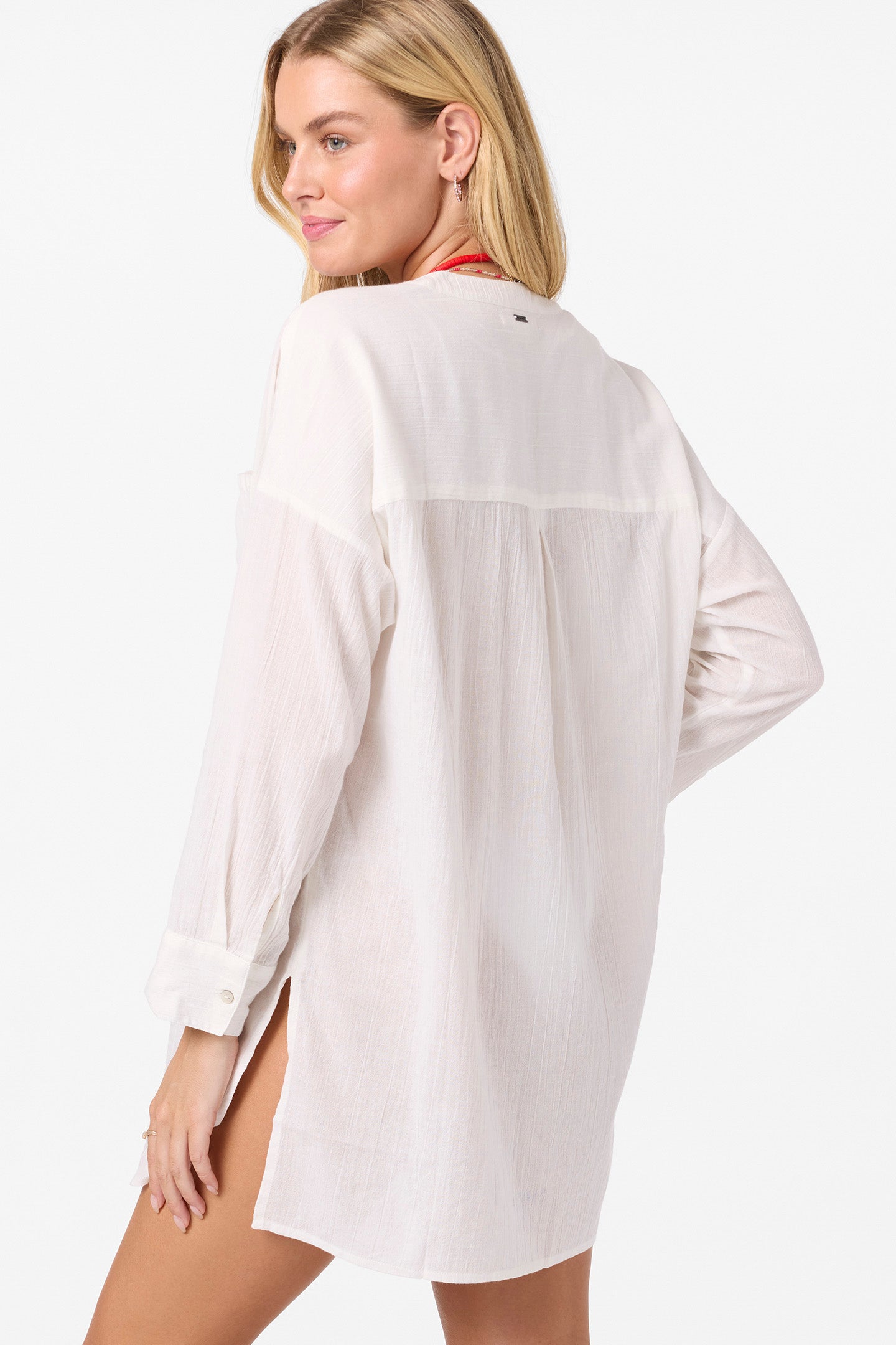 Belizin Long Sleeve Cover-Up Dress