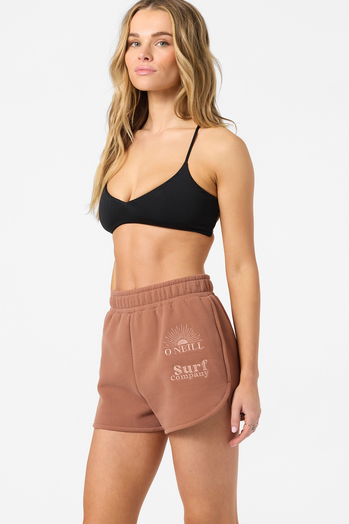 Chore Break Scallop Fleece Lounge Shorts