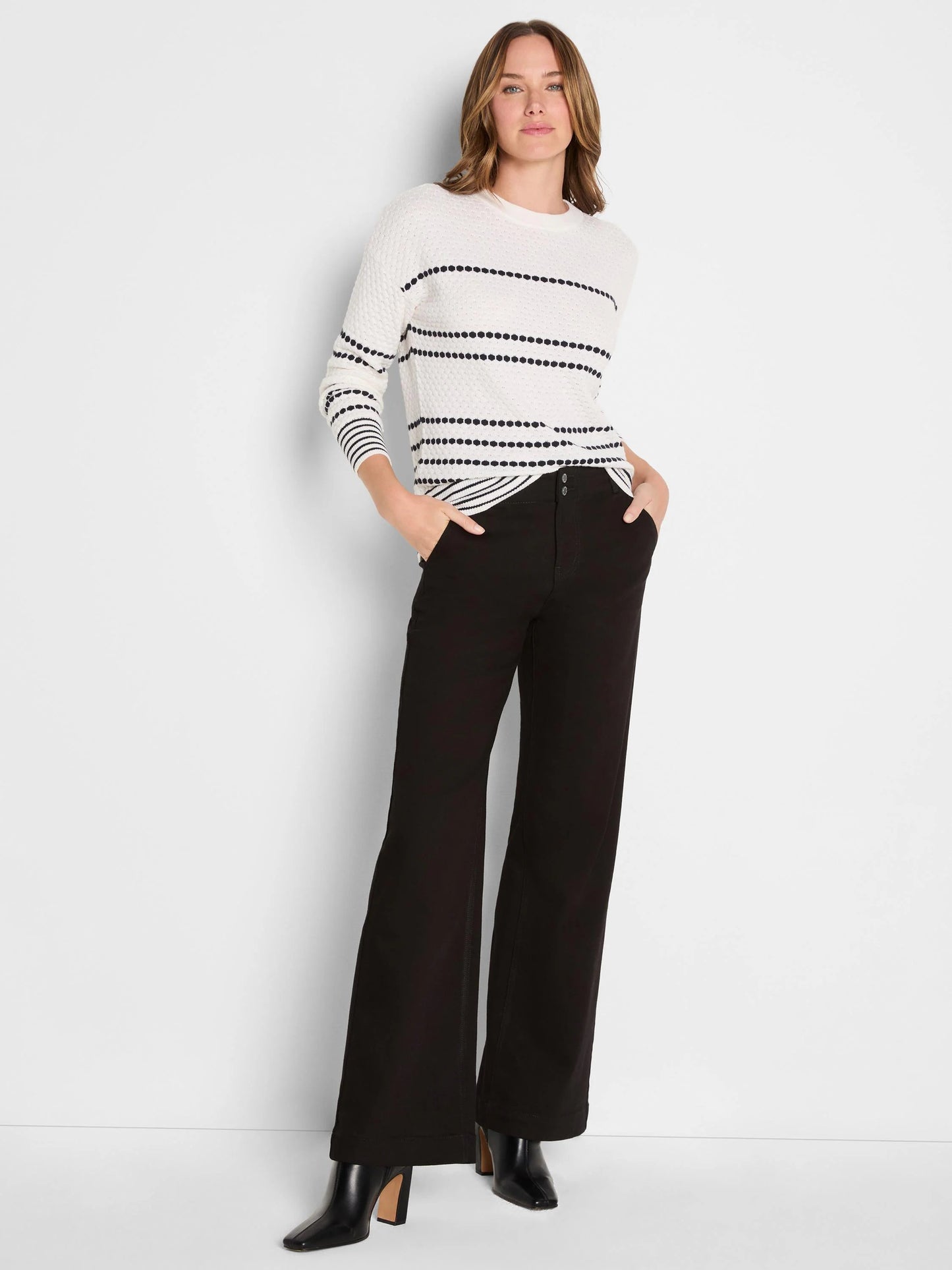 Circle Around Cotton Cashmere Sweater