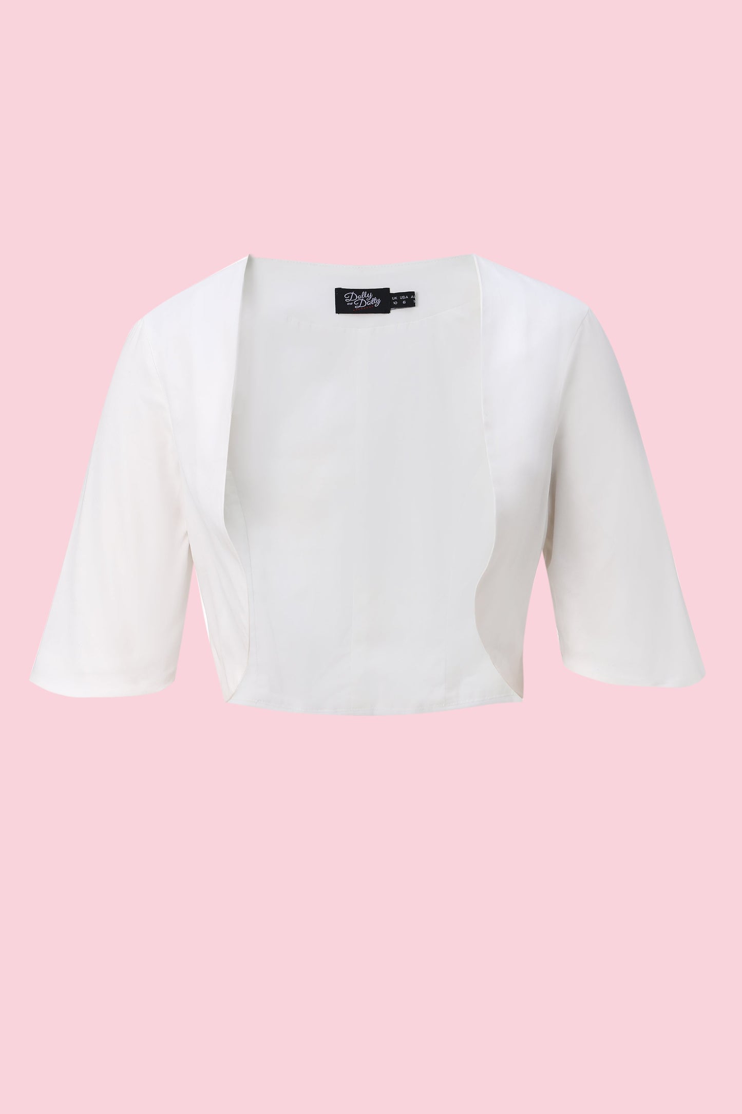 Lisette White Bolero Jacket