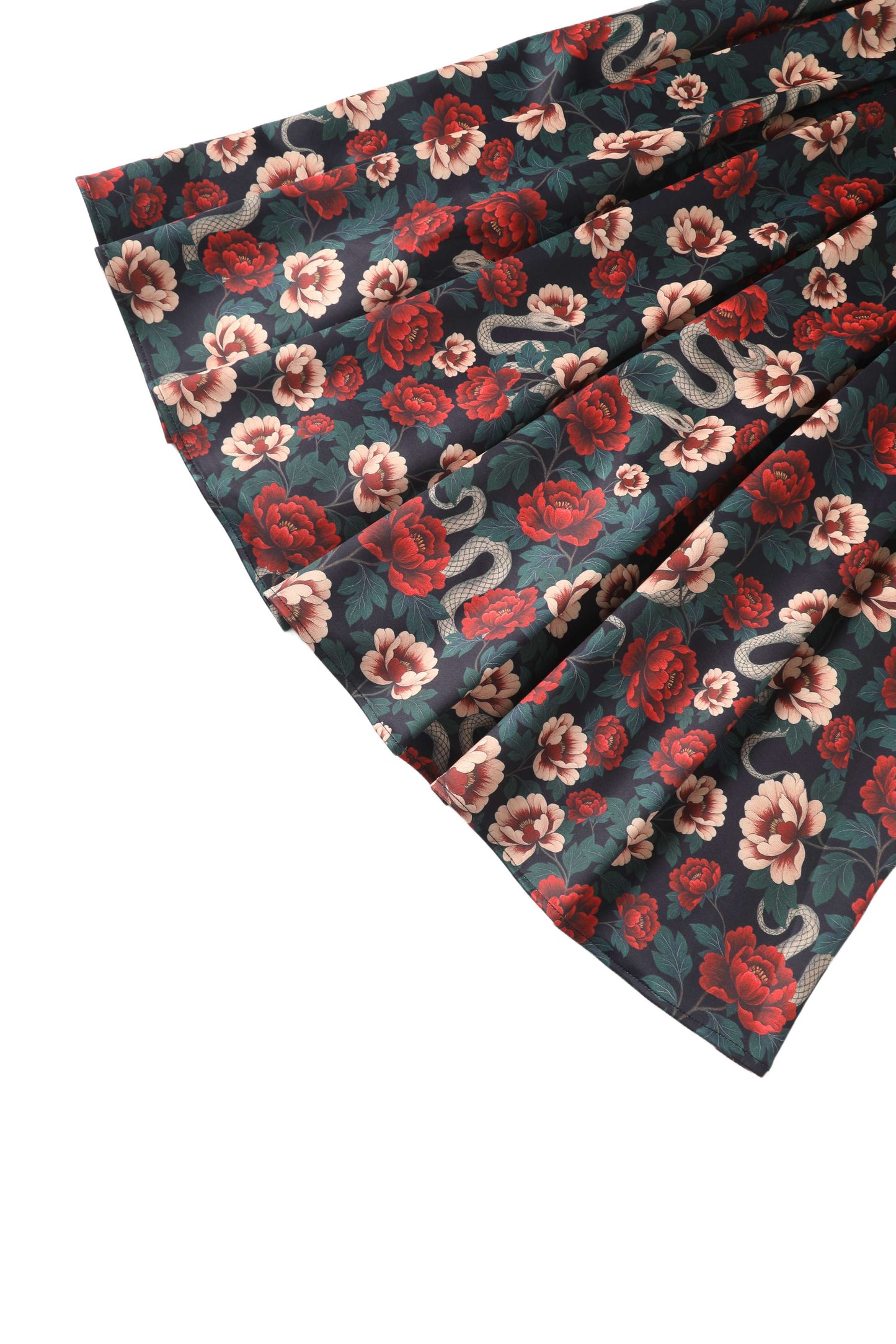 Amanda Rockabilly Rose & Snake Print Dress