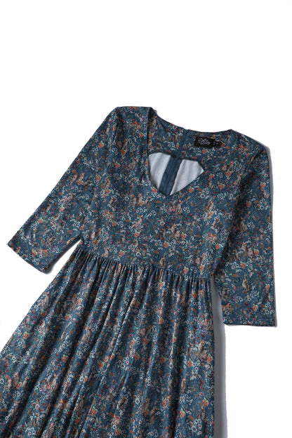 Billie Bengal Cat Long Sleeved Dress