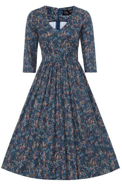 Billie Bengal Cat Long Sleeved Dress