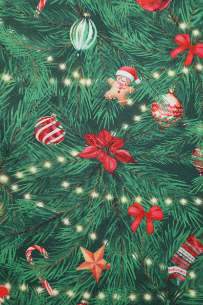 Billie Christmas Tree Long Sleeved Dress
