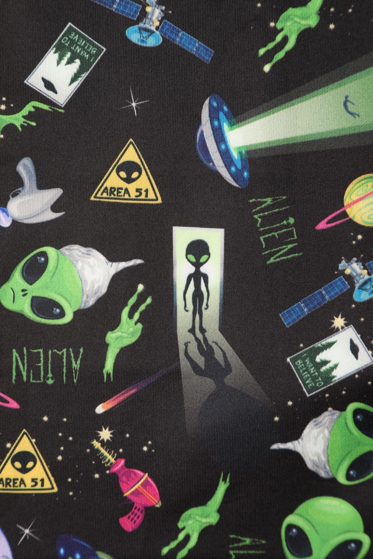 Amanda Black UFO & Alien Swing Dress