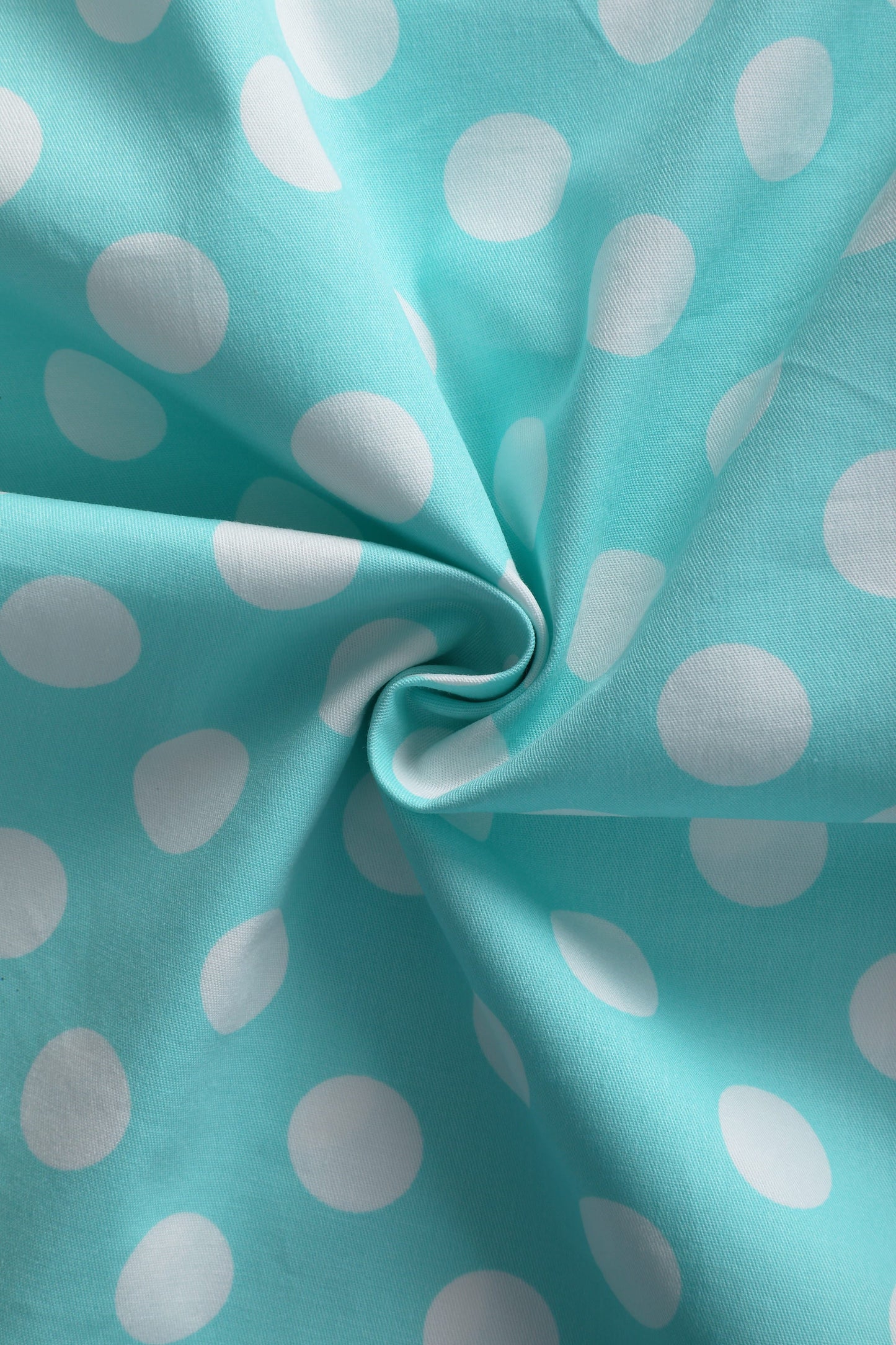 Blair Turquoise Polka Dot Mesh Dress