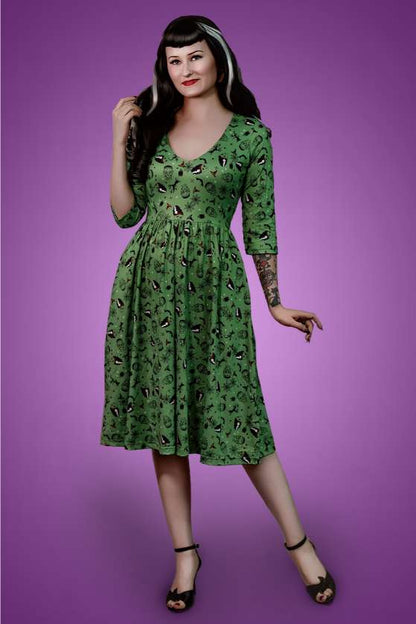 Billie Frankenstein & The Bride Print Dress