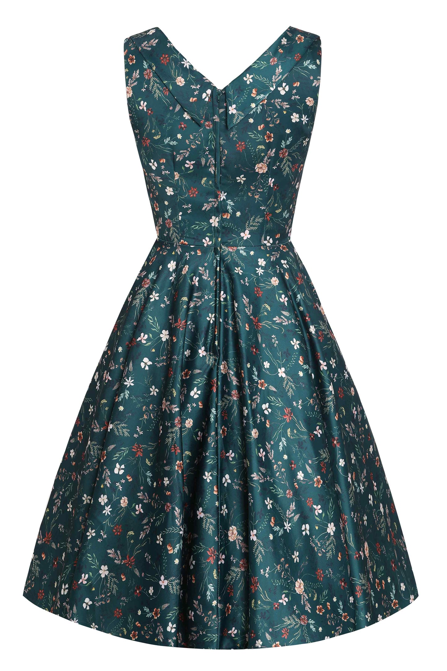 Grace Green Ditsy Floral Circle Dress