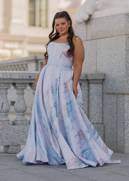 Nessa Metallic Dress