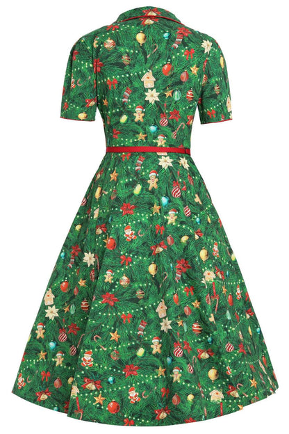 Mabel Christmas Tree Shirt Dress
