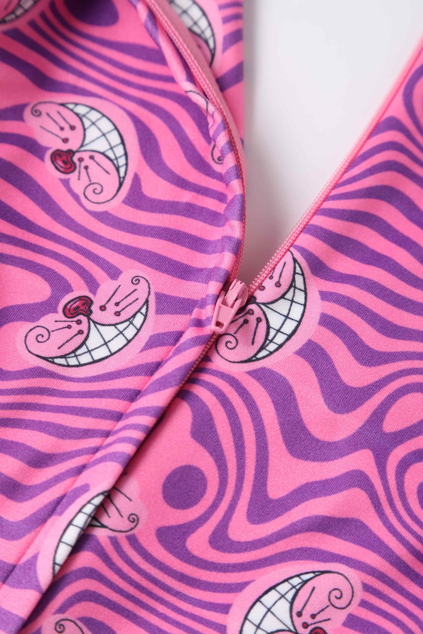 Esther Pink Cheshire Cat Smile Jumpsuit