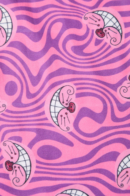 Esther Pink Cheshire Cat Smile Jumpsuit