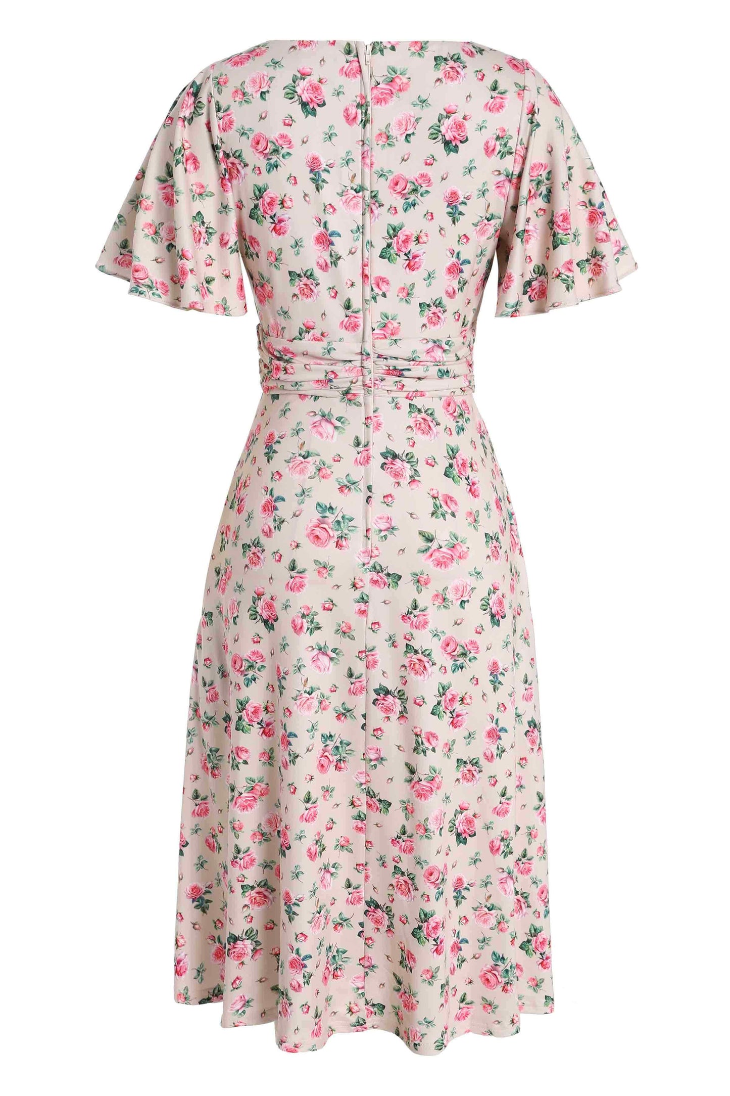 Donna Pink Rose A Line Dress
