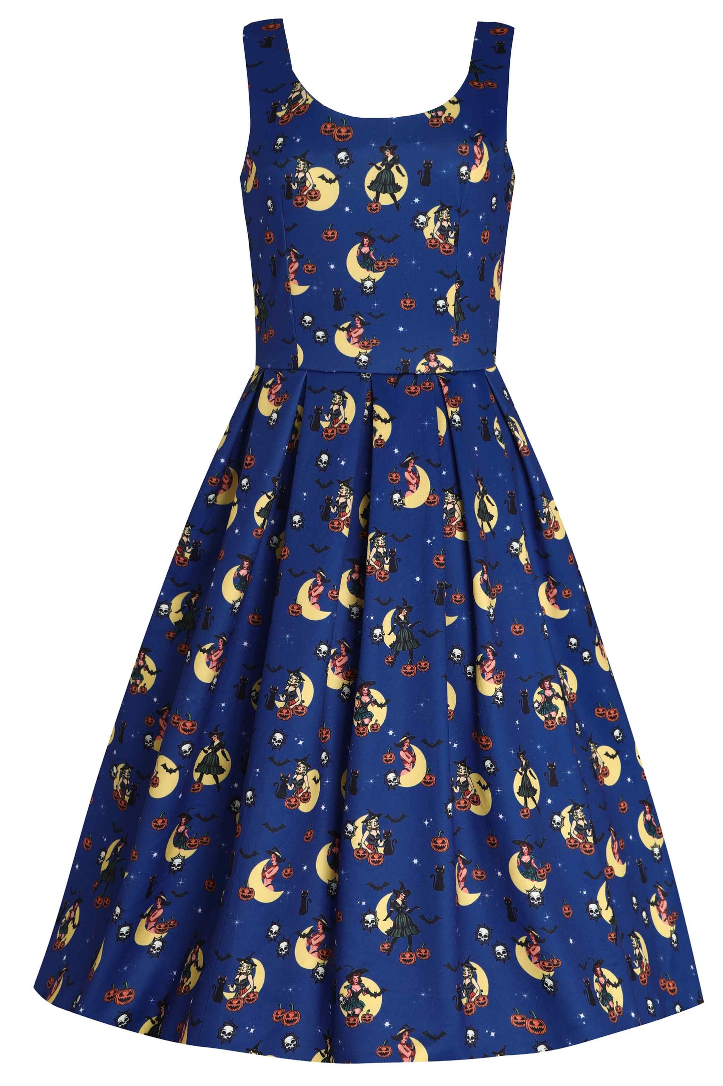 Amanda Blue Witch Swing Dress