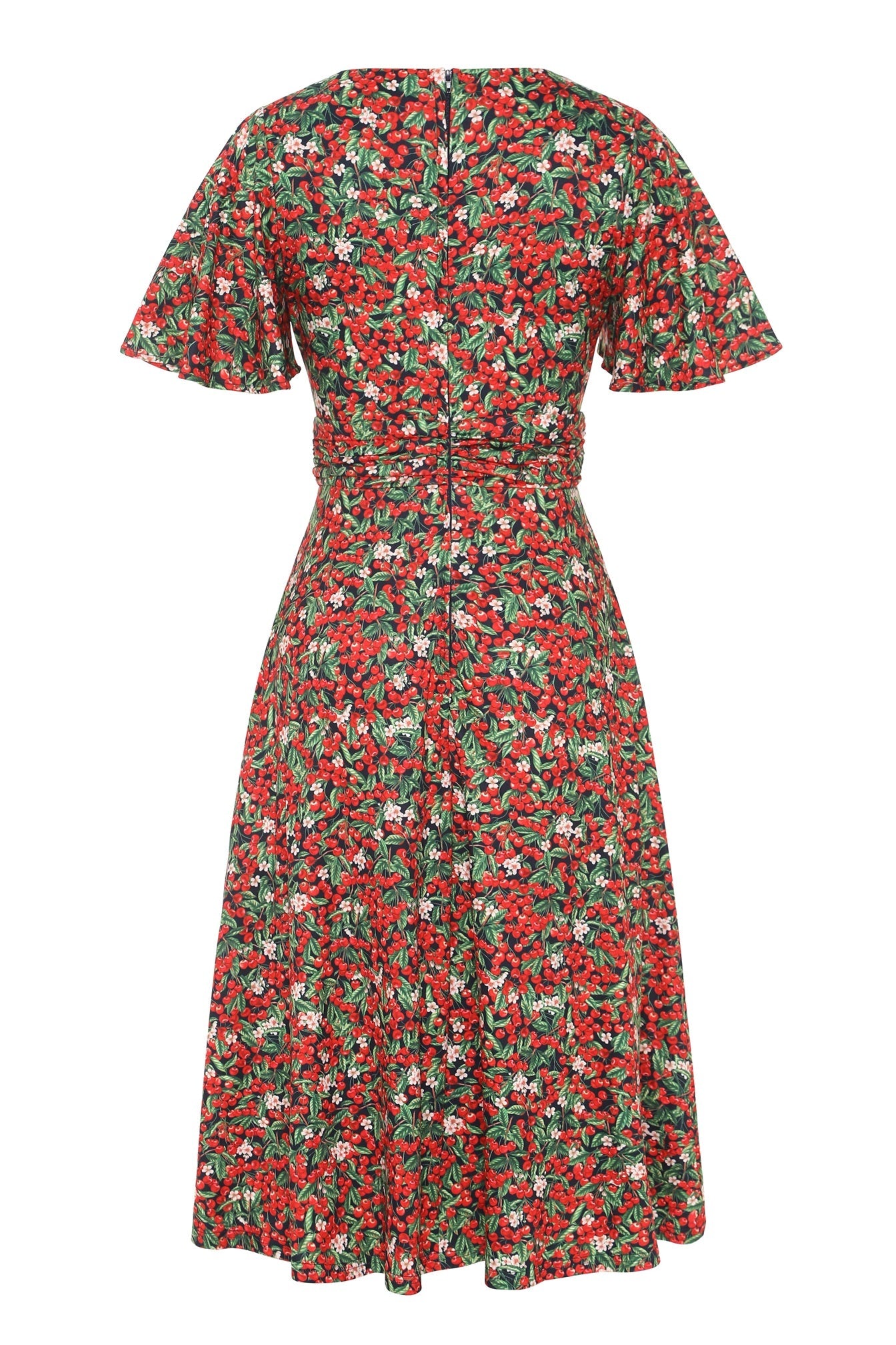 Donna Red Berry Tea Dress