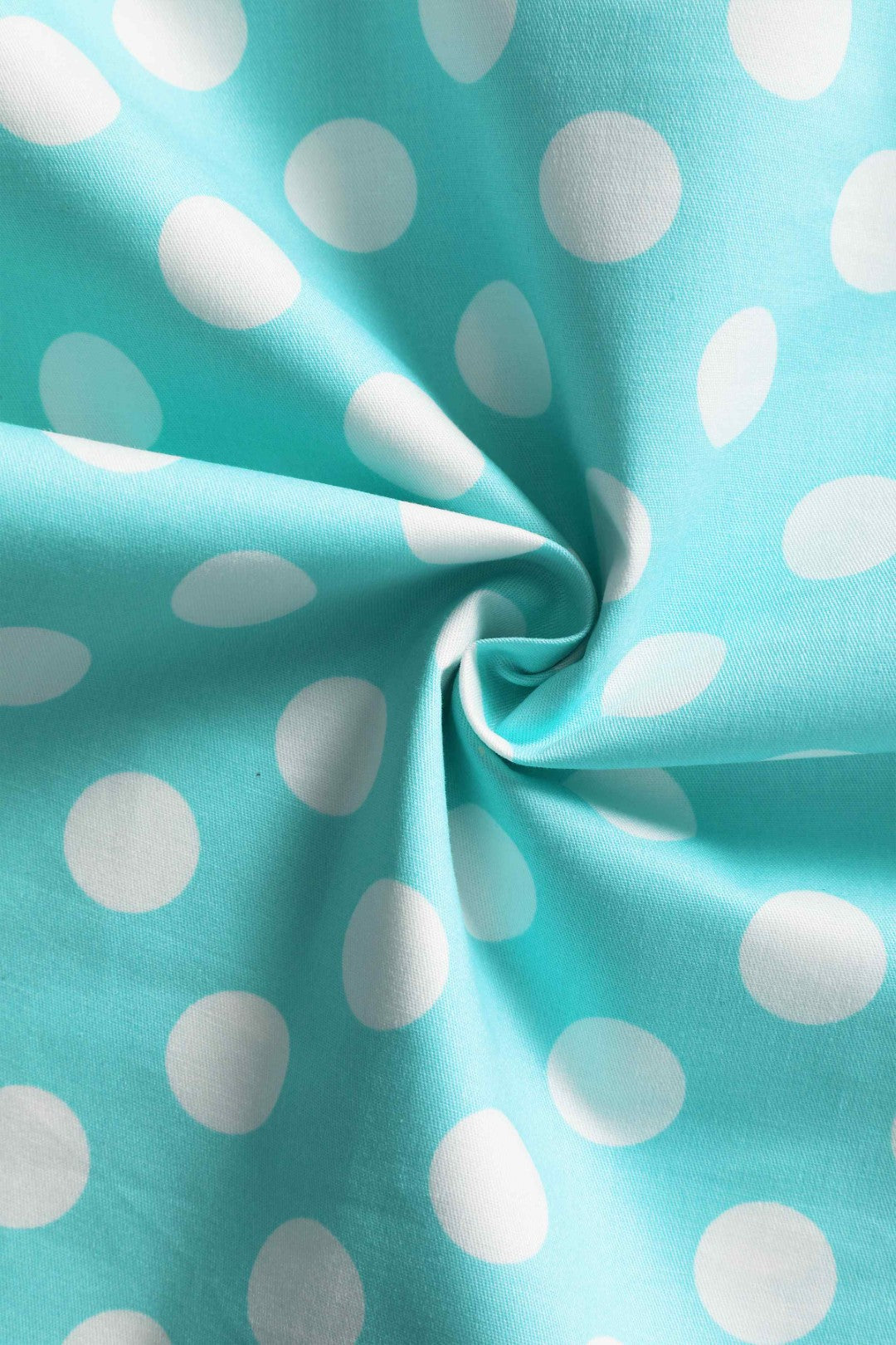 Ophelia Turquoise Polka Dot Midi Dress