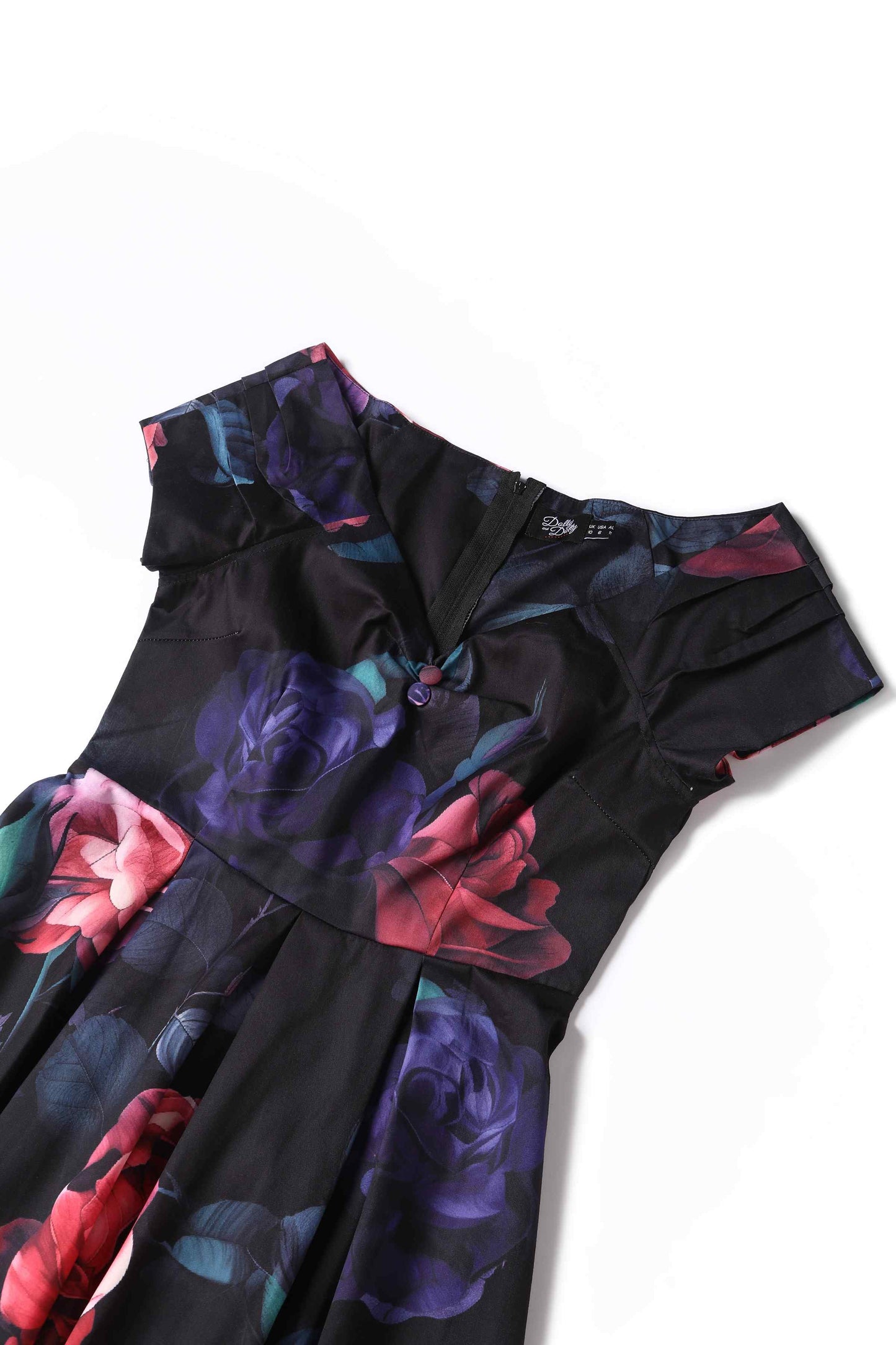 Lily Peony Garden Off Shoulder Dress