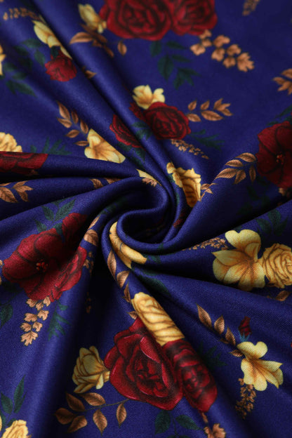 Billie Winter Floral Flared Dress