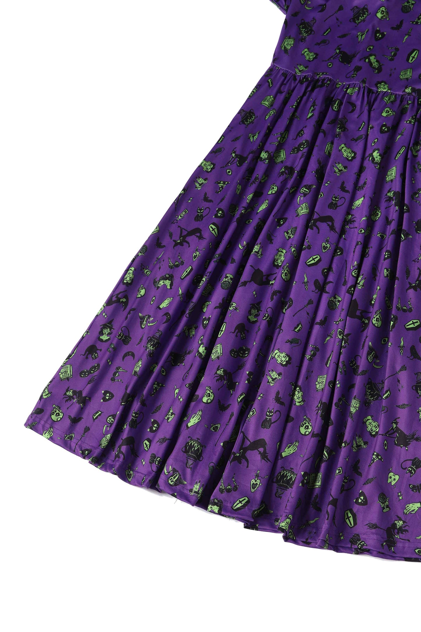 Billie Purple Wizard & Witch Long Sleeved Dress